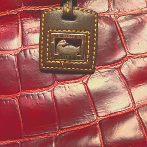 Dooney & Bourke Crocodile Embossed Leather.